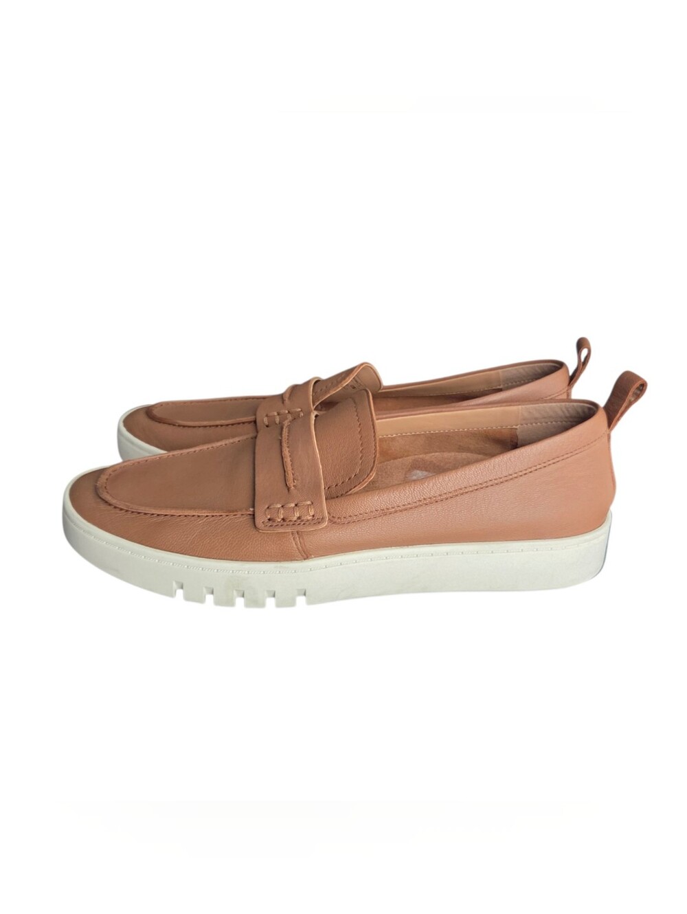 Vionic Tan Leather Uptown Loafer Women's Size 9.5 Preppy - Picture 2 of 10